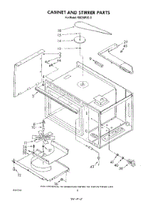 05 - Cabinet And Stirrer parts for Whirlpool Oven RM288PXS0 from AppliancePartsPros.com