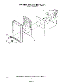 09 - Control Component parts for Whirlpool Oven RM288PXS0 from AppliancePartsPros.com