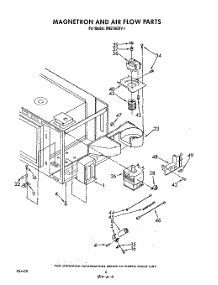 05 - Magnetron And Air Flow parts for Whirlpool Oven RM278BXV1 from AppliancePartsPros.com