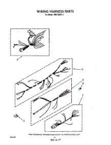 09 - Wiring Harness parts for Whirlpool Oven RM278BXV1 from AppliancePartsPros.com