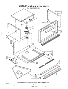 03 - Cabinet And Air Flow parts for Whirlpool Oven RM278PXL2 from AppliancePartsPros.com