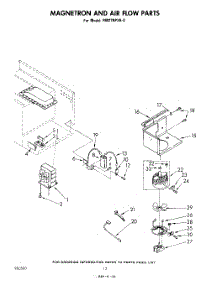 07 - Magnetron And Air Flow , Literature parts for Whirlpool Oven RM278PXK0 from AppliancePartsPros.com