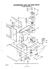 05 - Magnetron And Air Flow parts for Whirlpool Oven RM278PXL2 from AppliancePartsPros.com