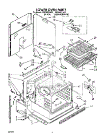 07 - Lower Oven parts for Whirlpool Oven RM280PXAB0 from AppliancePartsPros.com