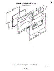 09 - Door And Drawer parts for Whirlpool Oven RM278BXP0 from AppliancePartsPros.com