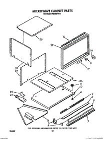 08 - Microwave Cabinet, Literature And Optional parts for Whirlpool Oven RM286PXV1 from AppliancePartsPros.com