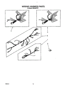 09 - Wiring Harness parts for Whirlpool Oven RM286PXV3 from AppliancePartsPros.com