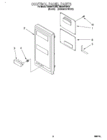 02 - Control Panel, Literature parts for Whirlpool Oven RM280PXBB3 from AppliancePartsPros.com