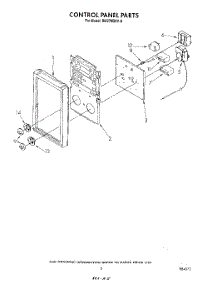 04 - Control Panel parts for Whirlpool Oven RM278BXV0 from AppliancePartsPros.com