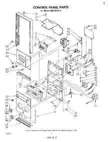 04 - Control Panel parts for Whirlpool Oven RM235PXL0 from AppliancePartsPros.com