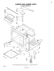 06 - Cabinet And Stirrer parts for Whirlpool Oven RM235PXL0 from AppliancePartsPros.com