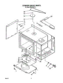 06 - Stirrer Drive parts for Whirlpool Oven RM278BXV6 from AppliancePartsPros.com