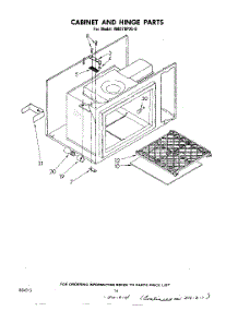 08 - Cabinet And Hinge parts for Whirlpool Oven RM278PXL0 from AppliancePartsPros.com