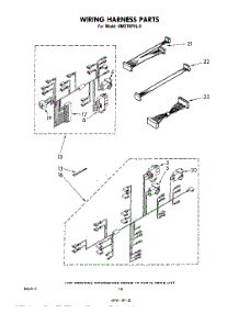 10 - Wiring Harness , Literature And Optional parts for Whirlpool Oven RM278PXL0 from AppliancePartsPros.com