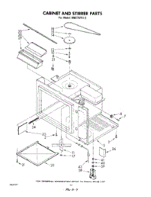 06 - Cabinet And Stirrer parts for Whirlpool Oven RM275PXL2 from AppliancePartsPros.com