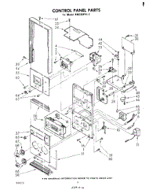 04 - Control Panel parts for Whirlpool Oven RM235PXL2 from AppliancePartsPros.com