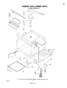 06 - Cabinet And Stirrer parts for Whirlpool Oven RM235PXL2 from AppliancePartsPros.com