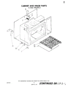 08 - Cabinet And Hinge parts for Whirlpool Oven RM235PXL2 from AppliancePartsPros.com