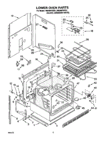 07 - Lower Oven parts for Whirlpool Oven RM280PXBQ1 from AppliancePartsPros.com