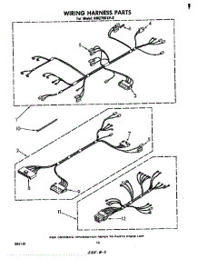 Wiring Harness parts for Whirlpool Oven RM278PXP0 from AppliancePartsPros.com
