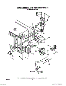 05 - Magnetron And Air Flow parts for Whirlpool Oven RM286PXV2 from AppliancePartsPros.com
