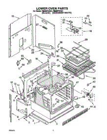 07 - Lower Oven parts for Whirlpool Oven RM280PXAB1 from AppliancePartsPros.com