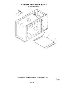 05 - Cabinet And Hinge parts for Whirlpool Oven RM278BXS0 from AppliancePartsPros.com