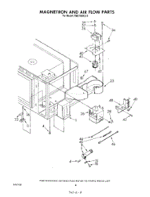 06 - Magnetron And Airflow parts for Whirlpool Oven RM278BXS0 from AppliancePartsPros.com