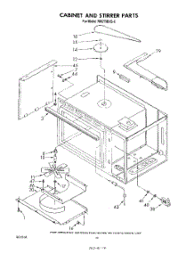 07 - Cabinet And Stirrer parts for Whirlpool Oven RM278BXS0 from AppliancePartsPros.com