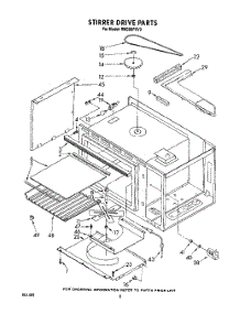 06 - Stirrer Drive parts for Whirlpool Oven RM288PXV3 from AppliancePartsPros.com