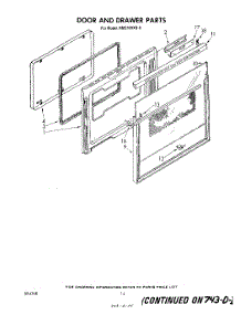 09 - Door And Drawer parts for Whirlpool Oven RM278BXS0 from AppliancePartsPros.com