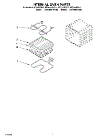 05 - Internal Oven parts for Whirlpool Oven RBD245PDS12 from AppliancePartsPros.com