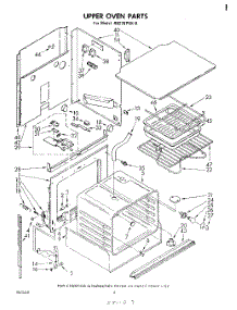 03 - Upper Oven parts for Whirlpool Oven RB270PXK0 from AppliancePartsPros.com