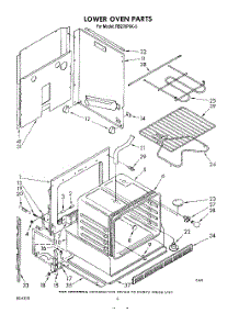 04 - Lower Oven parts for Whirlpool Oven RB270PXK3 from AppliancePartsPros.com