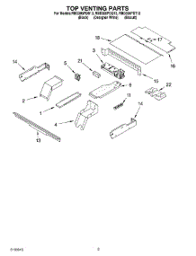 07 - Top Venting, Optional parts for Whirlpool Oven RBD305PDQ13 from AppliancePartsPros.com