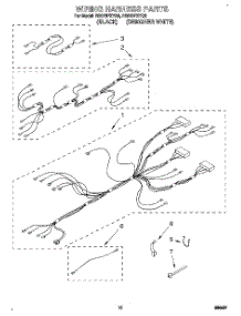 06 - Wiring Harness parts for Whirlpool Oven RB270PXYQ2 from AppliancePartsPros.com