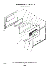 05 - Lower Oven Door , Literature And Optional parts for Whirlpool Oven RB270PXK1 from AppliancePartsPros.com
