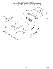 05 - Top Venting, Optional parts for Whirlpool Oven GBS277PDT6 from AppliancePartsPros.com