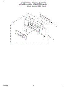 02 - Control Panel parts for Whirlpool Oven RBS245PDB8 from AppliancePartsPros.com