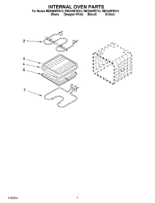 05 - Internal Oven parts for Whirlpool Oven RBD305PDQ12 from AppliancePartsPros.com