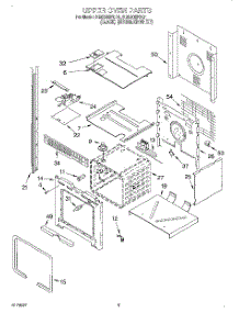 02 - Upper Oven parts for Whirlpool Oven RBD305PDQ1 from AppliancePartsPros.com