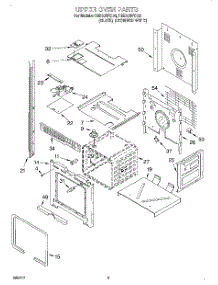 02 - Upper Oven parts for Whirlpool Oven RBD305PDQ4 from AppliancePartsPros.com