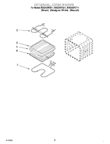 04 - Internal Oven parts for Whirlpool Oven RBS245PDB11 from AppliancePartsPros.com