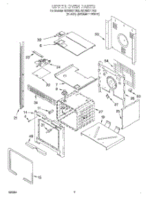 02 - Upper Oven parts for Whirlpool Oven RBD305PDB2 from AppliancePartsPros.com