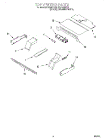 05 - Top Venting parts for Whirlpool Oven RBS245PDB6 from AppliancePartsPros.com
