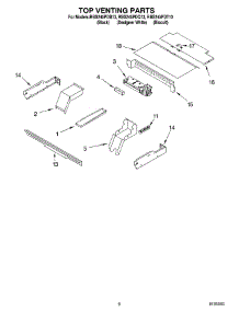 05 - Top Venting, Optional parts for Whirlpool Oven RBS245PDT13 from AppliancePartsPros.com