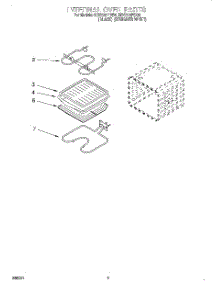 04 - Internal Oven parts for Whirlpool Oven RBS245PDQ4 from AppliancePartsPros.com