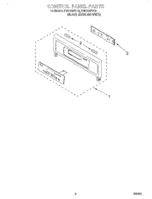 06 - Control Panel parts for Whirlpool Oven RBD305PDQ6 from AppliancePartsPros.com