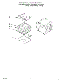 04 - Internal Oven parts for Whirlpool Oven RBS245PDT9 from AppliancePartsPros.com