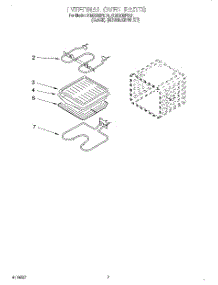 05 - Internal Oven parts for Whirlpool Oven RBD305PDB1 from AppliancePartsPros.com